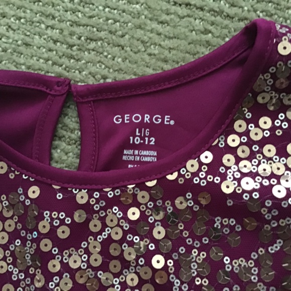 SHIMMERY PURPLE DRESS - Picture 2 of 2